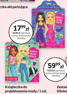 Książeczka do projektowania mody Besties promocja w Dzień Dziecka