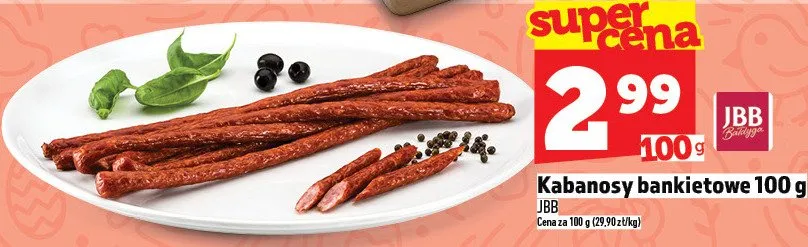 Kabanosy bankietowe promocja w TOPAZ