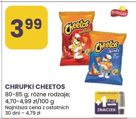 Chrupki Cheetos promocja w Stokrotka