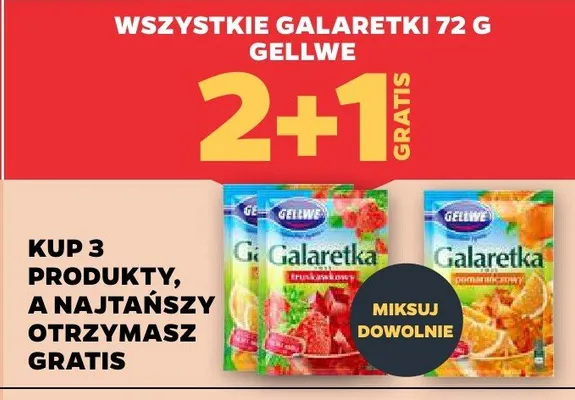 Galaretka Gellwe promocja w Netto