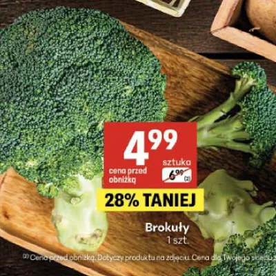 Brokuły promocja w Delikatesy Centrum
