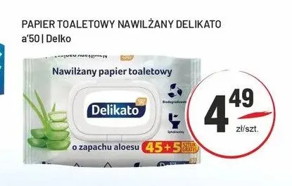 Papier toaletowy nawilżany Delikato promocja w Sedal