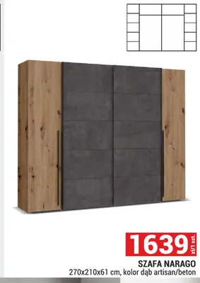 Szafa Narago promocja w Merkury Market