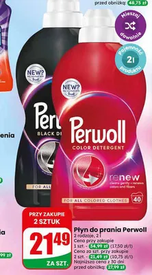 Płyn do prania Perwoll Black promocja w Dino