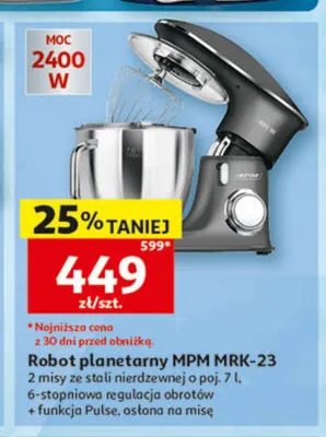 Robot planetarny MPM MRK-23 promocja w Auchan