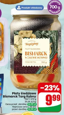 Płaty śledziowe Bismarck Targ Rybny promocja w Dino