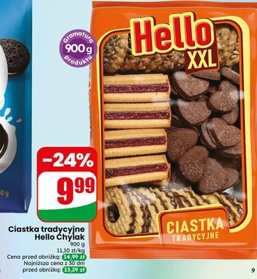 Ciastka tradycyjne Hello XXL Chylak promocja w Dino