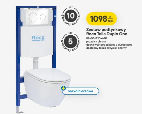 Zestaw podtynkowy Roca Talia Duplo One promocja w Castorama