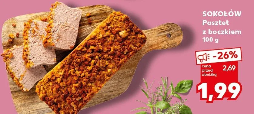 Pasztet z boczkiem promocja w Kaufland