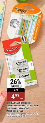 Gumki mini Technic Maped promocja w bi1