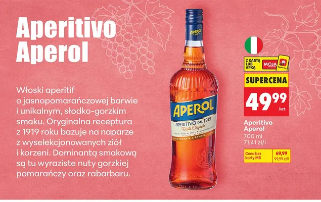 Aperitivo Aperol promocja w Biedronka