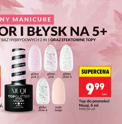 Top do paznokci Niuqi promocja w Biedronka