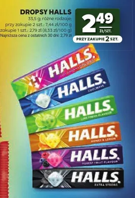 Dropsy Halls Extra Strong promocja w Stokrotka