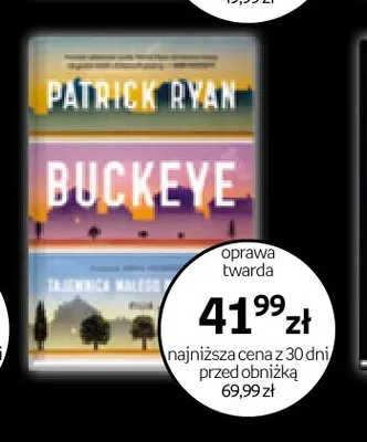 Książka Buckeye Patrick Ryan promocja w Empik