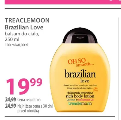 Balsam do ciała Brazilian Love Treaclemoon promocja w Hebe