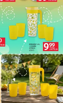 Zestaw dzbanek + 4 kubki Citrica promocja w Selgros