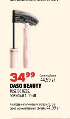 Tusz do rzęs Daso Beauty Doskonała promocja w Drogerie Natura