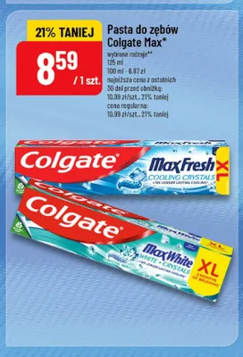 Pasta do zębów Colgate Max Fresh promocja w POLOmarket