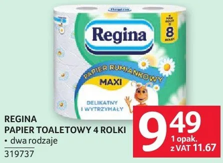 Papier toaletowy Regina 4 rolki promocja w Selgros