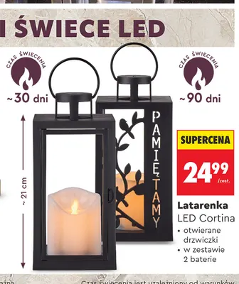 Latarenka LED Cortina promocja w Biedronka