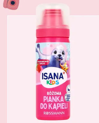 Pianka pod prysznic Isana Kids Truskawka mini promocja w Rossmann