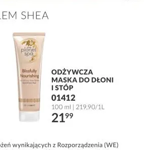 Odżywcza maska do dłoni i stóp Planet Spa promocja w AVON