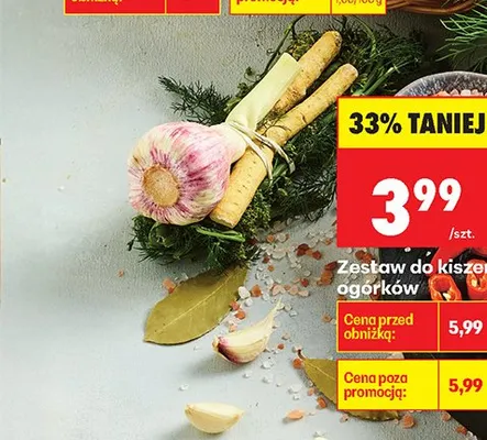 Zestaw do kiszenia ogórków promocja w Biedronka