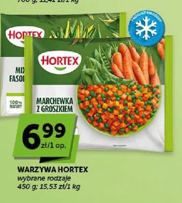 Marchewka z groszkiem Hortex promocja w Groszek