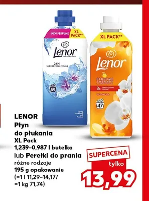 Perełki do prania Lenor promocja w Kaufland