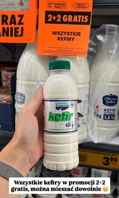 Kefir Krasnystaw promocja w Biedronka