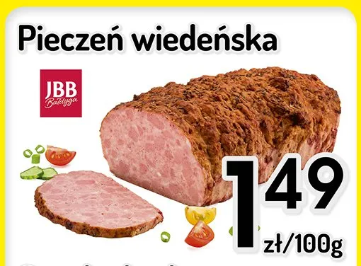 Pieczeń wiedeńska JBB Bałdyga promocja w Delikatesy Piotruś Pan