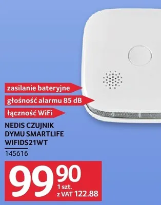 Czujnik dymu SMARTLIFE WFIDS21WT promocja w Selgros