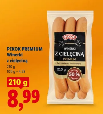 Winerki z cielęciną promocja w Lidl