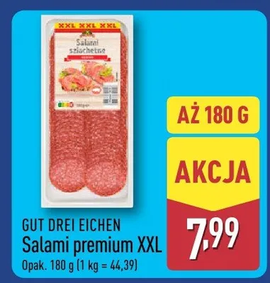 Salami premium XXL promocja w Aldi