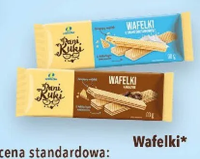 Wafelki o smaku kakaowym Pani Kuki promocja w LEWIATAN