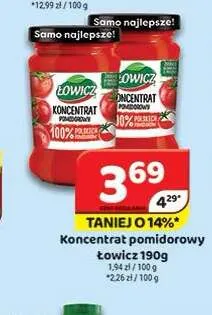 Koncentrat pomidorowy Łowicz promocja w Delfin