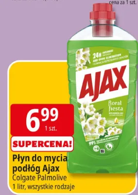 Płyn do mycia podłóg Ajax promocja w Leclerc