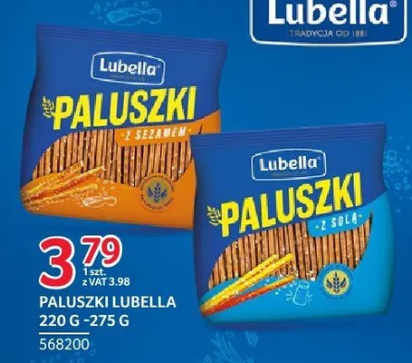 Paluszki z solą Lubella promocja w Selgros