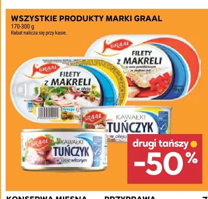 Filety z makreli w oleju Graal promocja w Stokrotka