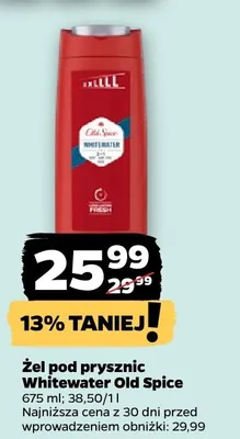 Żel pod prysznic Whitewater Old Spice promocja w Netto