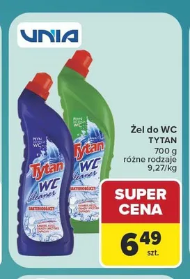 Żel do WC Tytan bakteriobójczy promocja w Carrefour