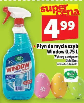 Płyn do mycia szyb Window promocja w TOPAZ