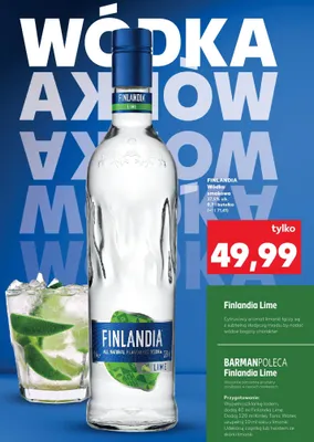 Wódka smakowa Finlandia Lime promocja w Kaufland