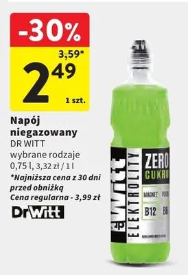 Napój niegazowany lemongrass boxer promocja w Intermarche