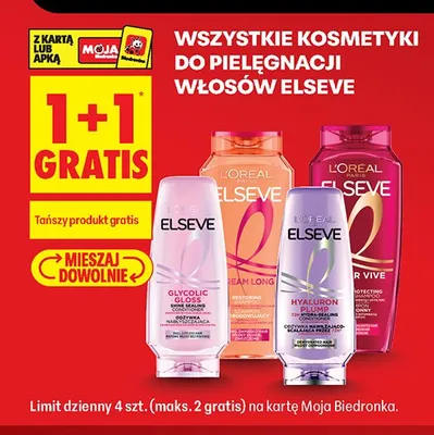 Odżywka do włosów L'Oreal Elseve Hyaluron Plump promocja w Biedronka