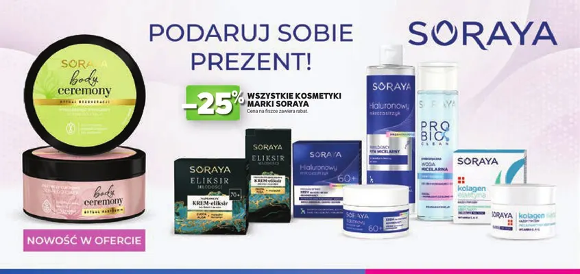 Kosmetyki do ciała Soraya Body Ceremony promocja w Stokrotka