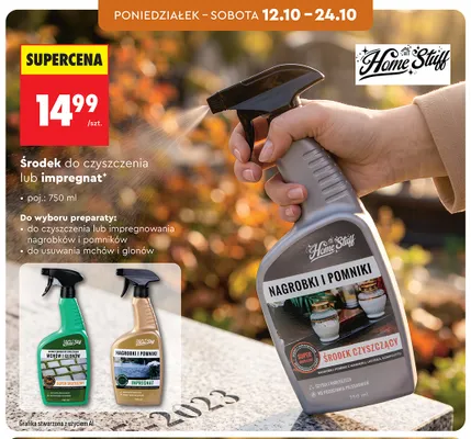Impregnat do nagrobków i pomników Home Stuff promocja w Biedronka