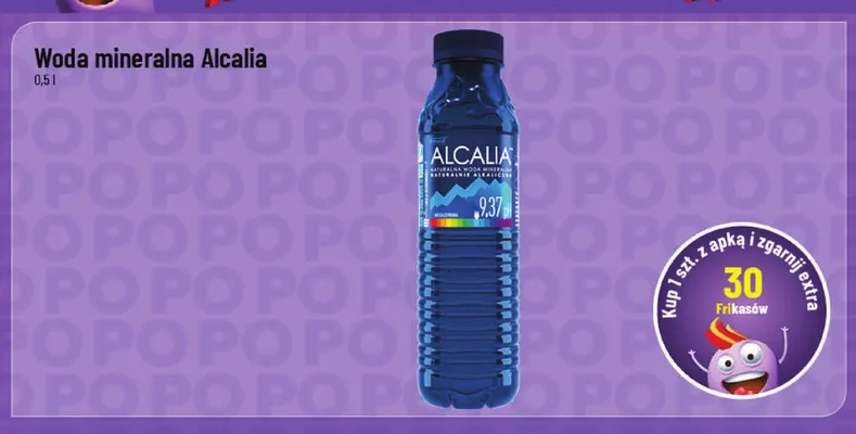 Woda mineralna niegazowana Alcalia promocja w POLOmarket