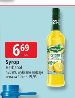 Syrop Herbapol Cytryna promocja w Leclerc