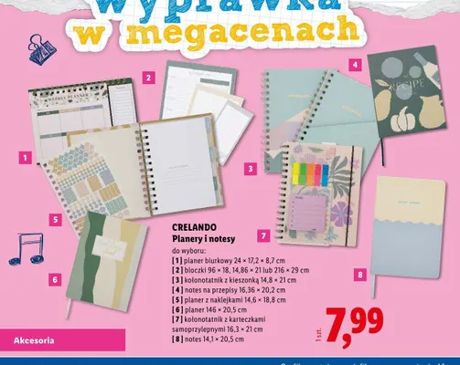 Bloczki Crelando 14,86x21 cm promocja w Lidl